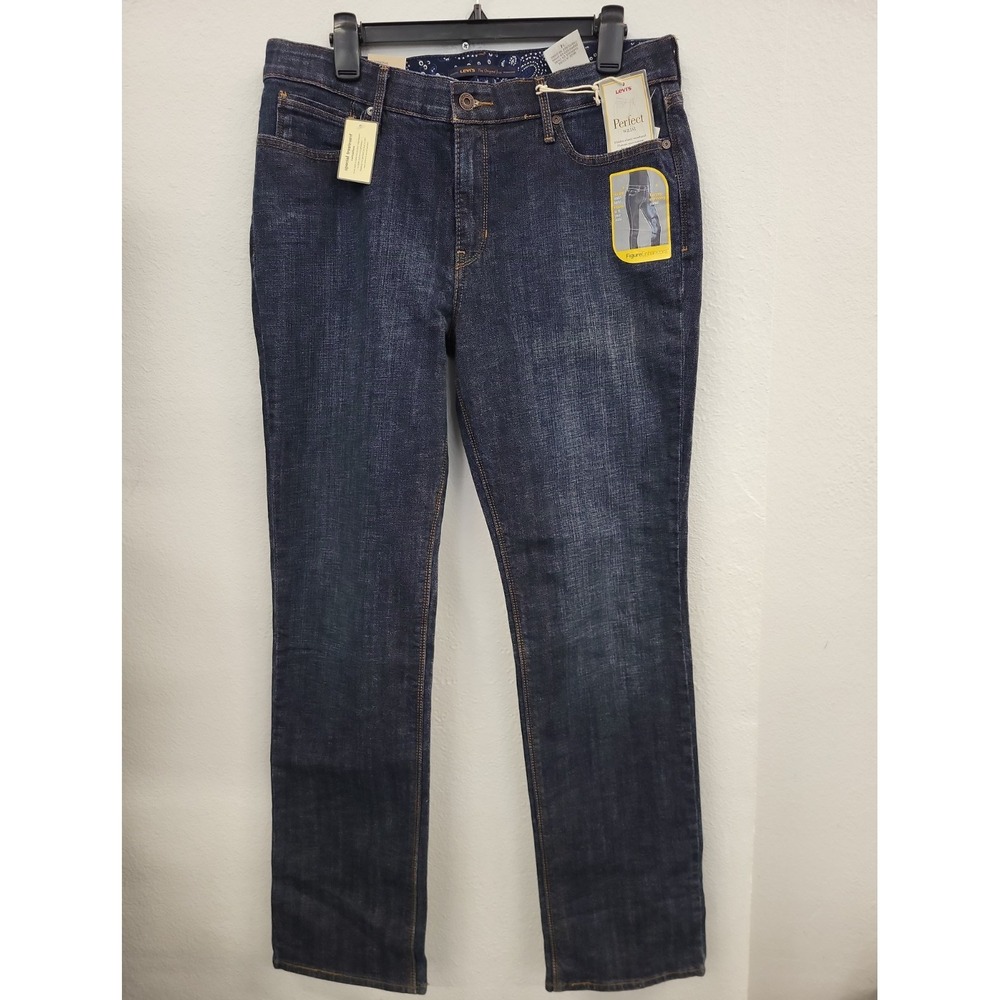 Levi's 525 Perfect Waist Jeans Dark Wash Size 14 Medium NWT